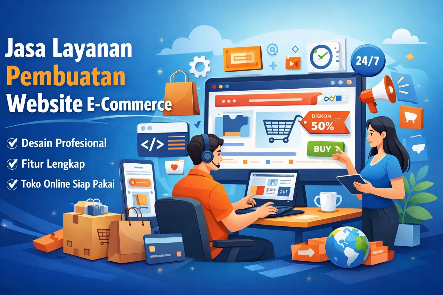 Jasa Layanan Pembuatan Website E-Commerce