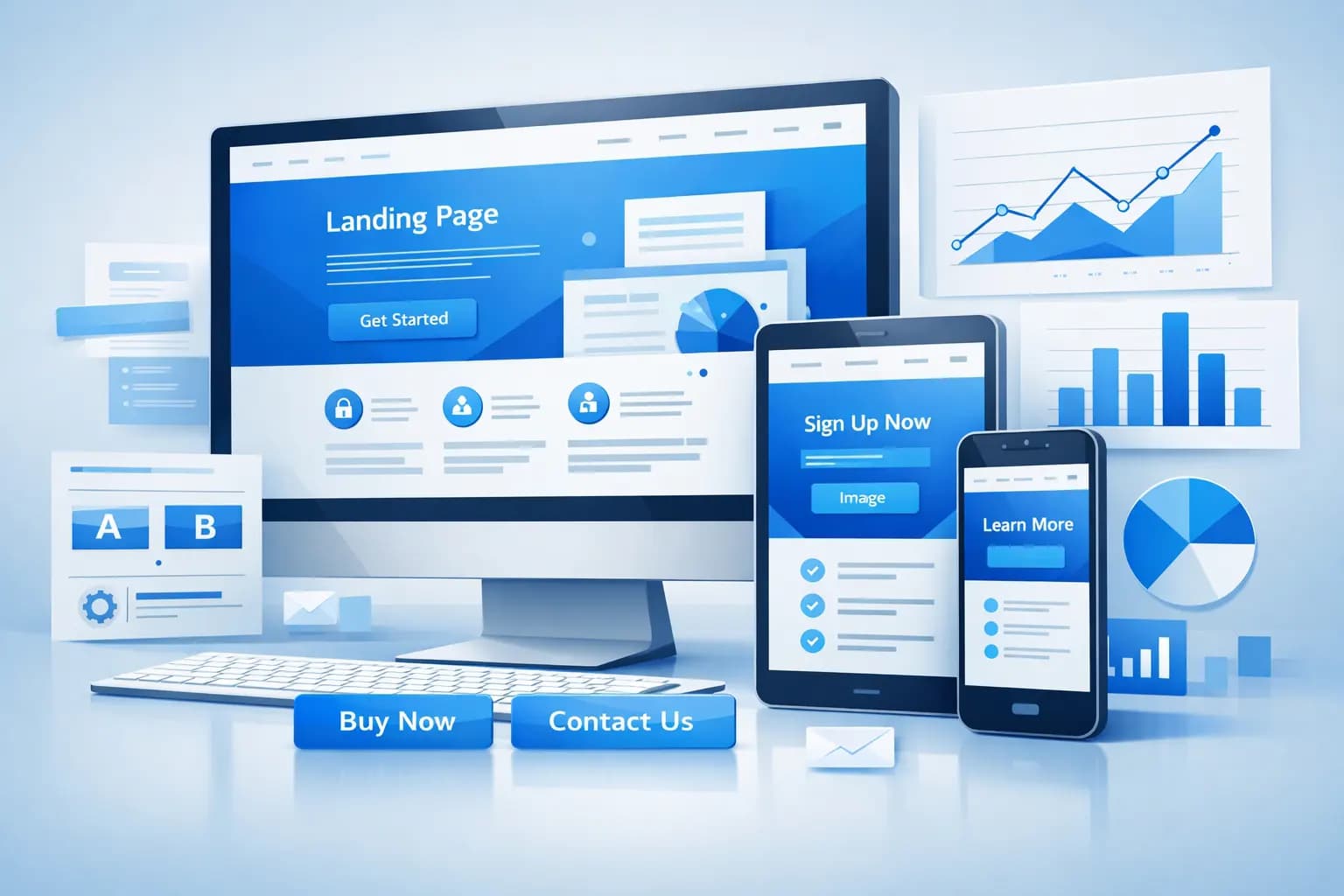 Effective Landing Page for Companies & SMEs
