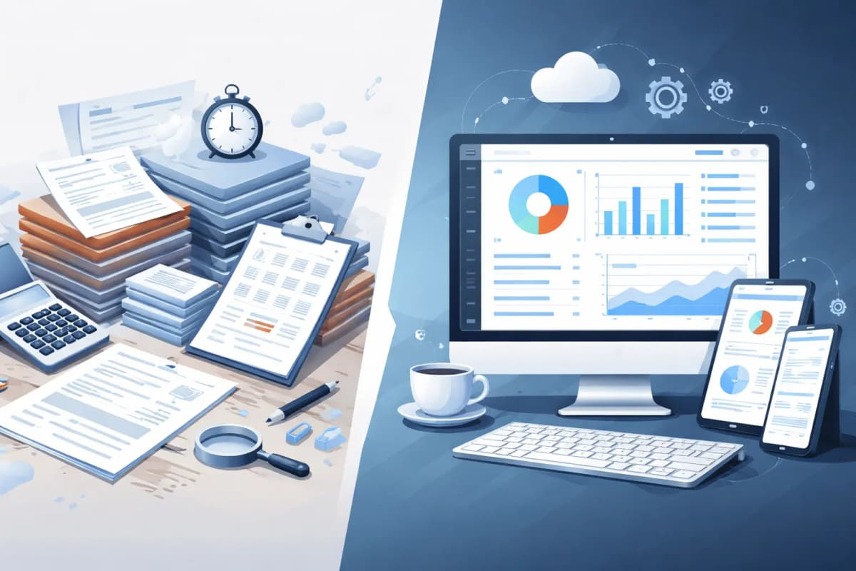 Perbandingan Sistem Manual dan Digital dalam Operasional Bisnis