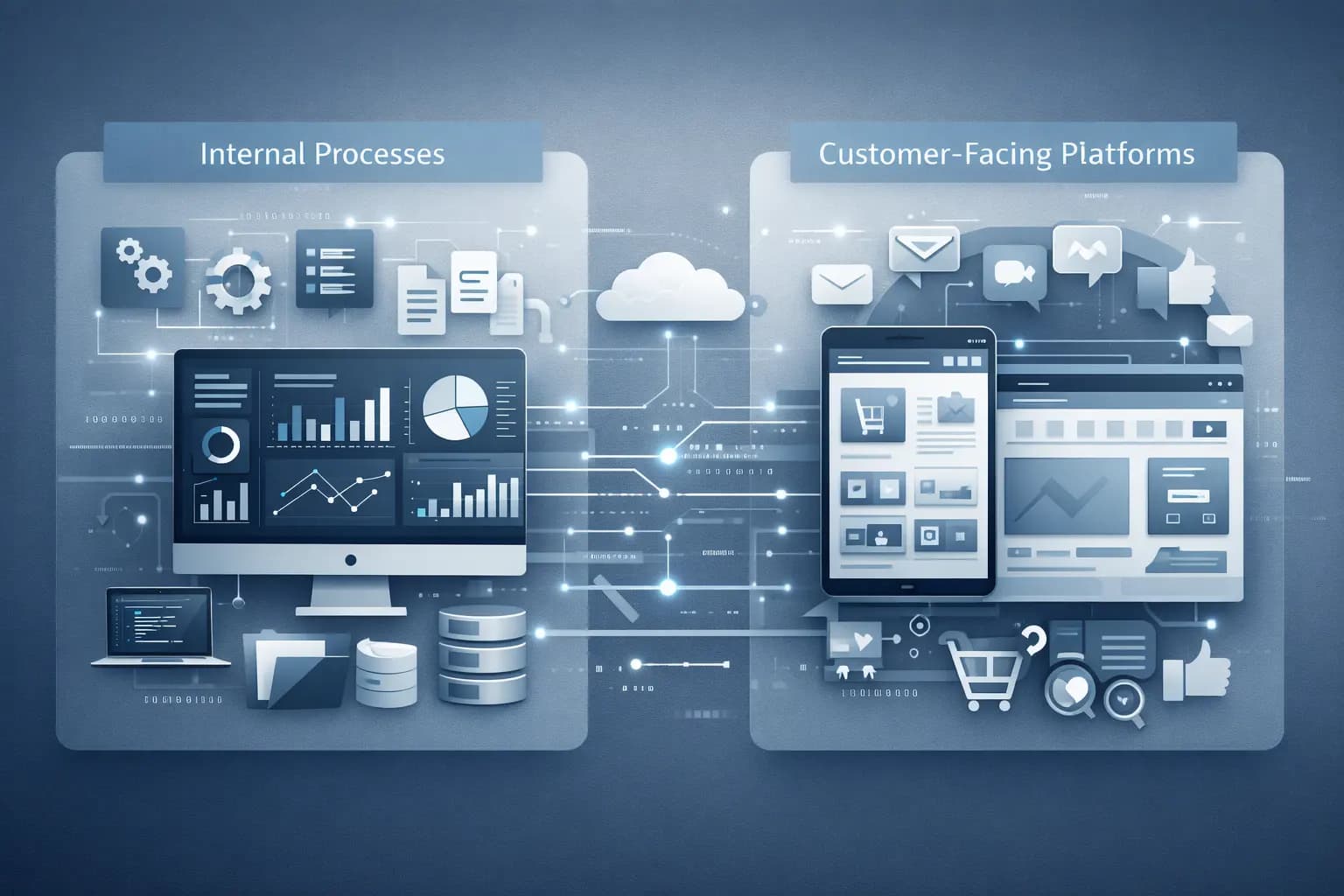 Difference Between Internal Digital Systems and Customer-Facing Systems
