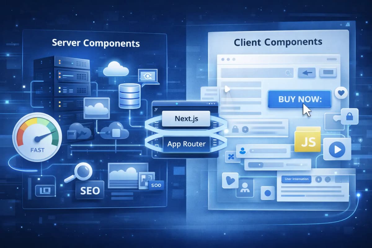 Perbedaan Server Components dan Client Components di App Directory Next.js