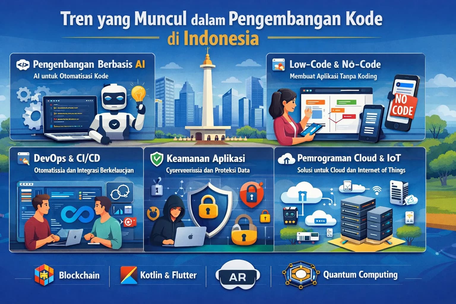 Tren yang Muncul dalam Pengembangan Kode di Indonesia