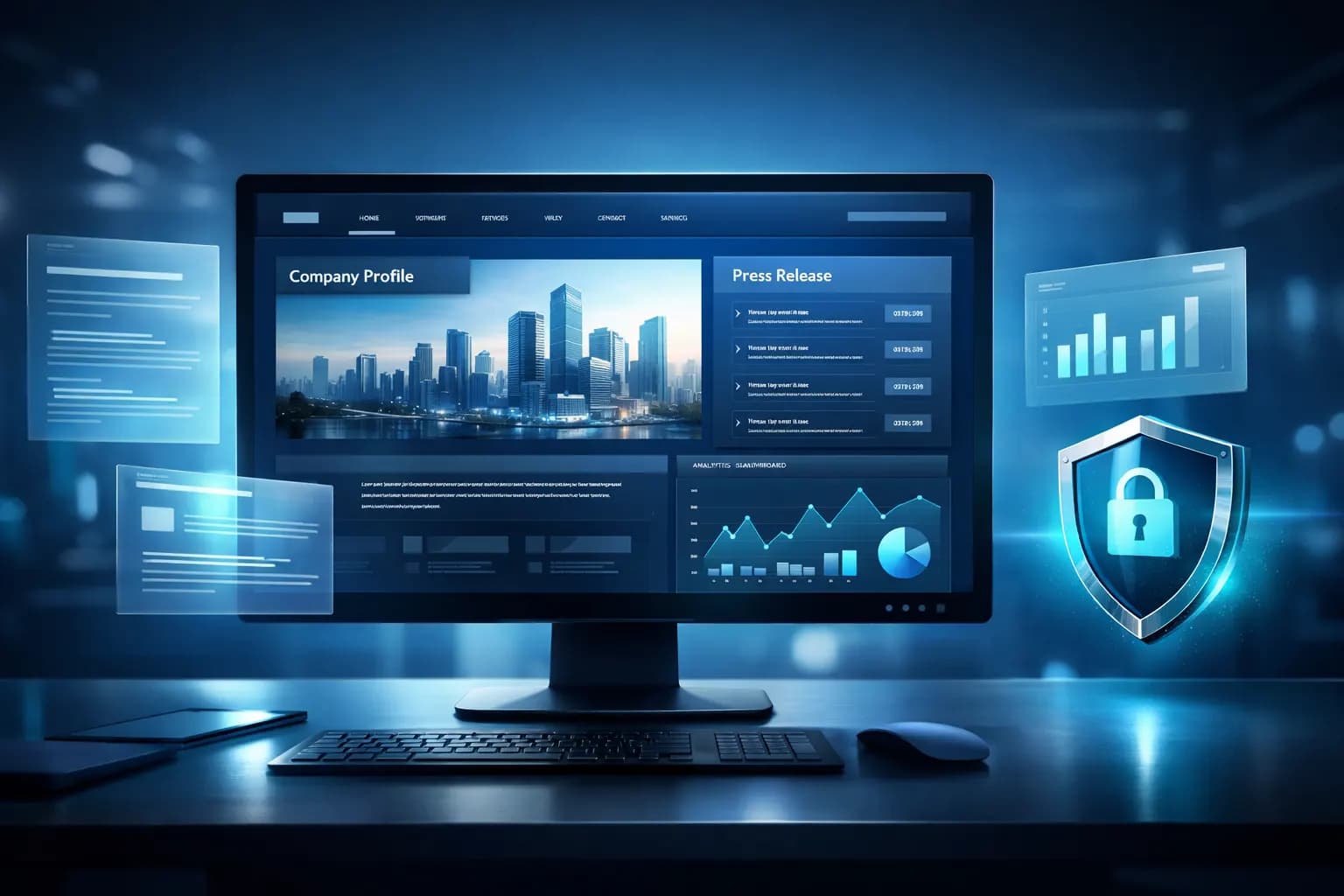 Website as the Official Information Center of a Company