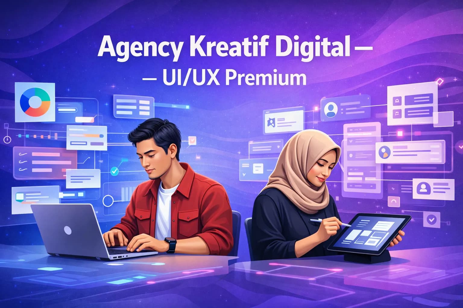 Agency Kreatif Digital dengan Desain UI/UX Premium