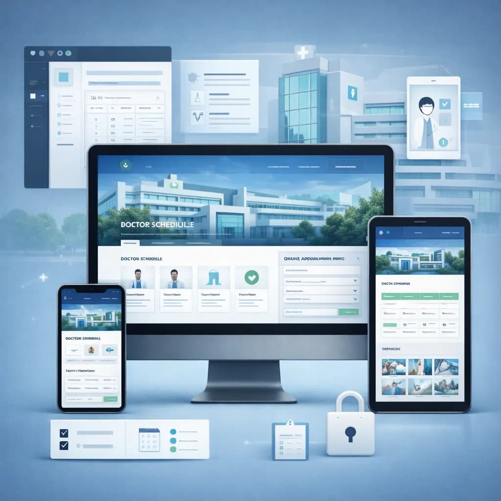 Professional & Trusted Hospital Website Development