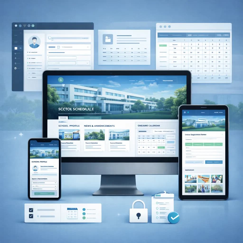 Professional School Website & Academic System
